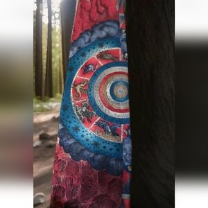 Italian Zodiac Celestial Italy Nazareno Gabrielli Men's Silk Designer Neck Tie